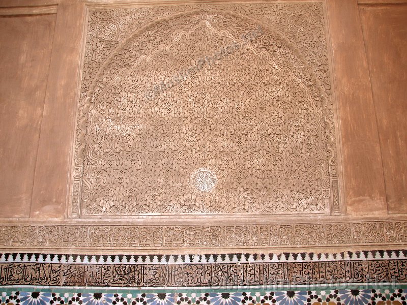 Details of architecture at the Saadian tombs